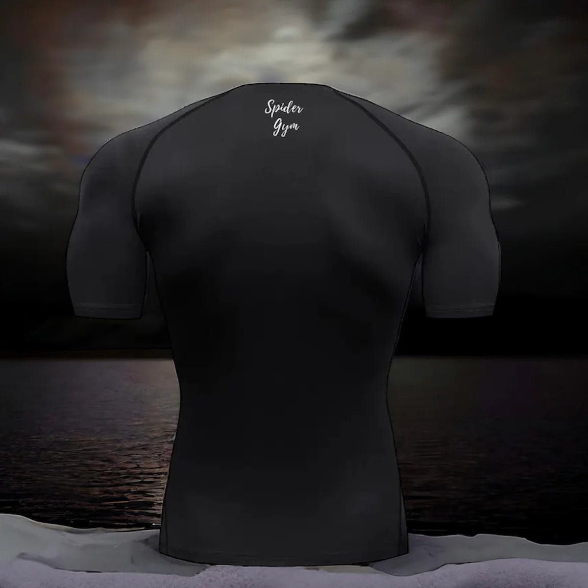 T-shirt de compression Spider Gym - logo sur le coté