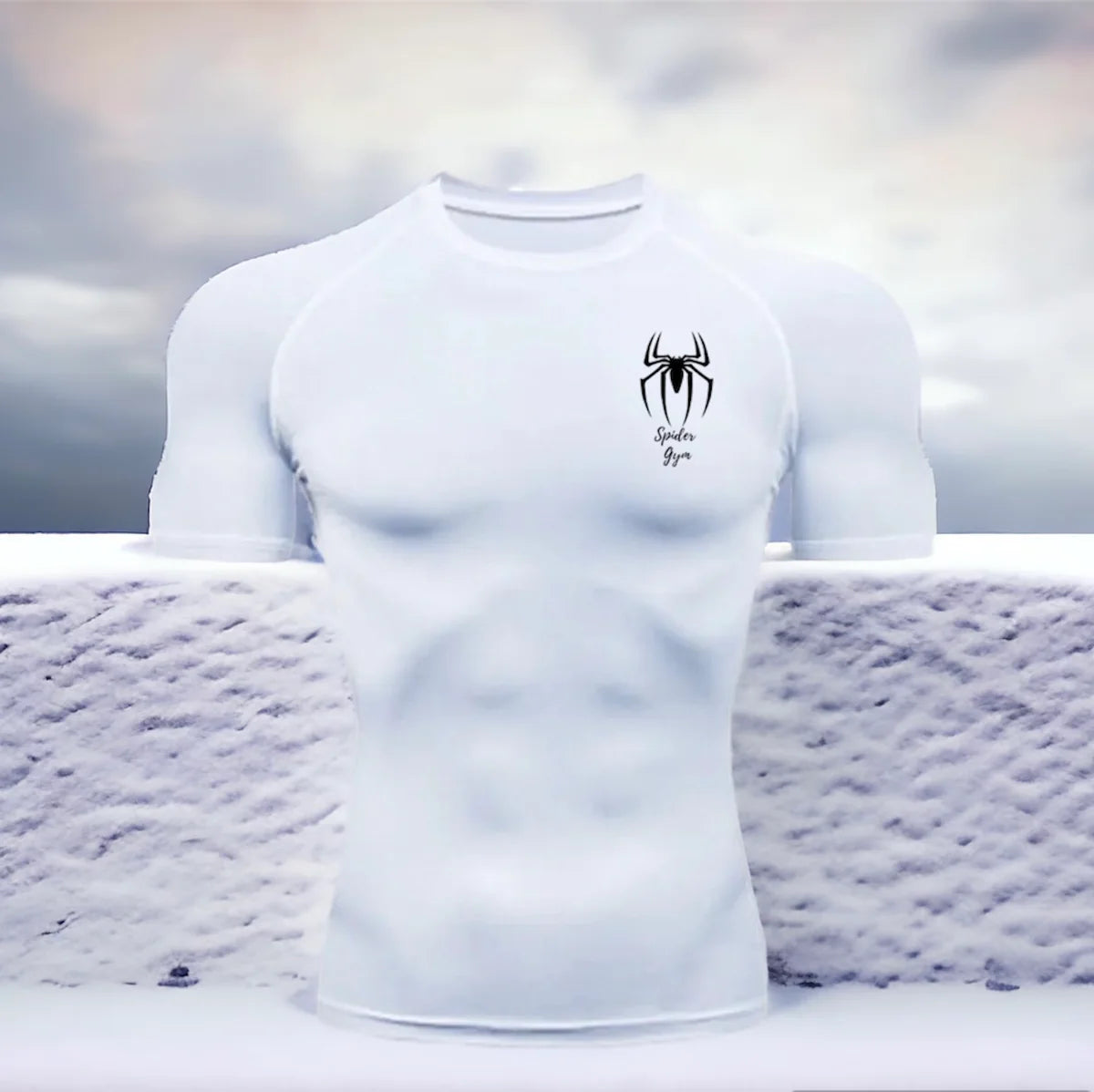 T-shirt de compression Spider Gym - logo sur le coté