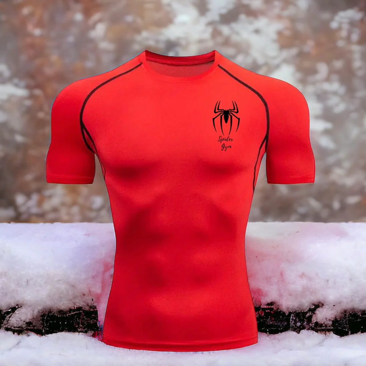 T-shirt de compression Spider Gym - logo sur le coté